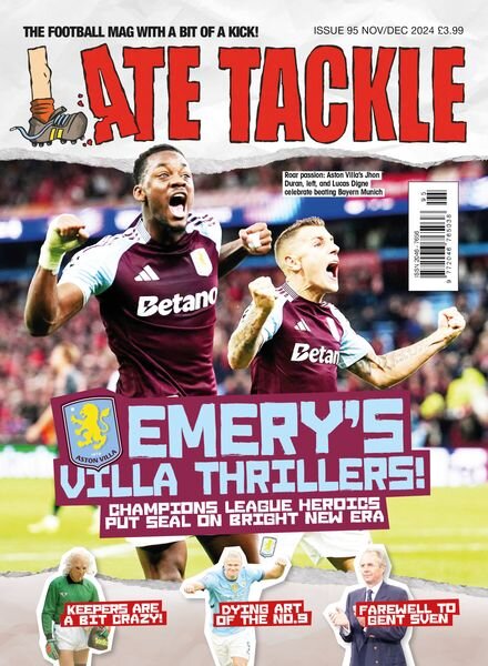 Late Tackle Football – October 2024 Cover