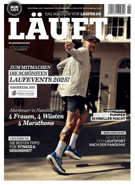 LaUFT Das Magazin von laufende – Herbst-Winter 2024 Cover