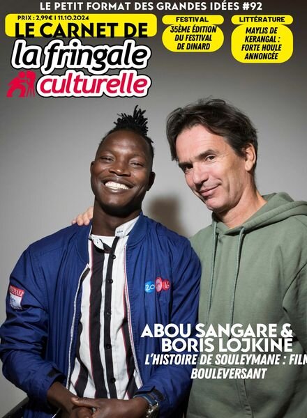 Le Carnet de La Fringale Culturelle – 12 Octobre 2024 Cover