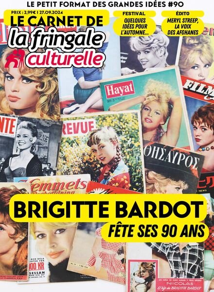 Le Carnet de La Fringale Culturelle – 27 Septembre 2024 Cover