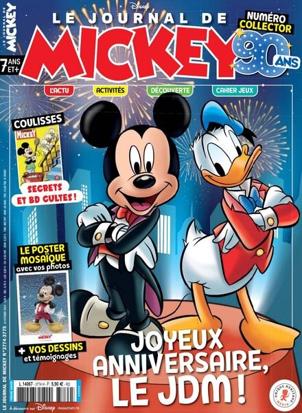 Le Journal de Mickey – 16 Octobre 2024 Cover