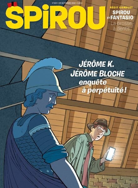 Le Journal de Spirou – 25 Septembre 2024 Cover