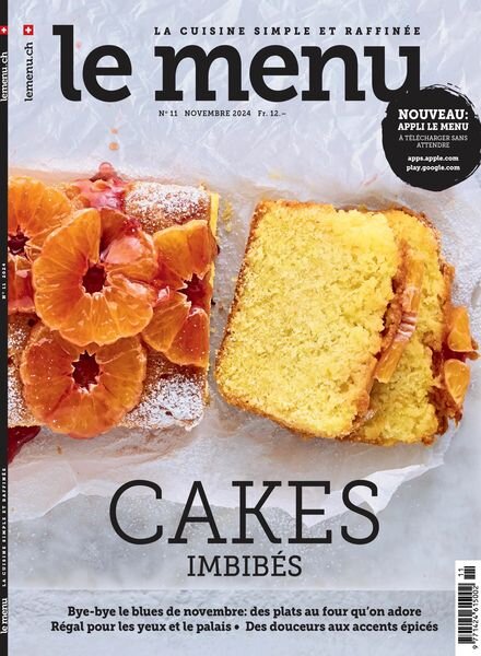 le menu edition francaise – Novembre 2024 Cover