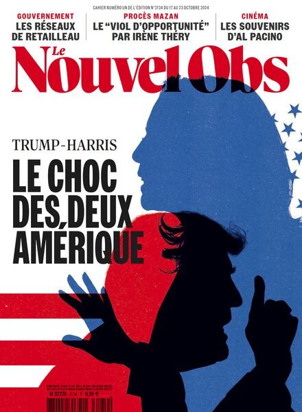 Le Nouvel Obs – 17 Octobre 2024 Cover
