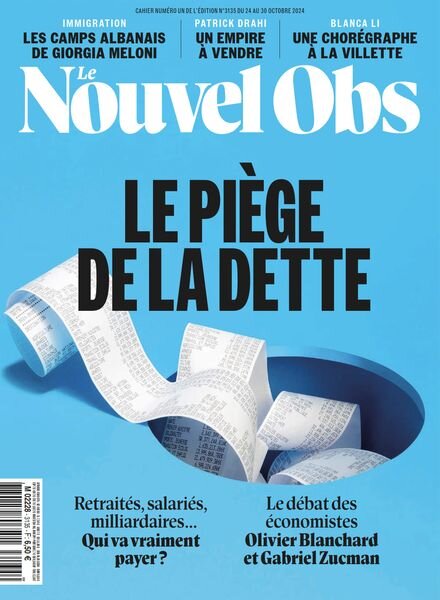 Le Nouvel Obs – 24 Octobre 2024 Cover