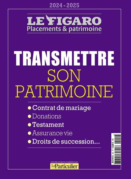 Le Particulier – Hors-Serie – Octobre 2024 Cover