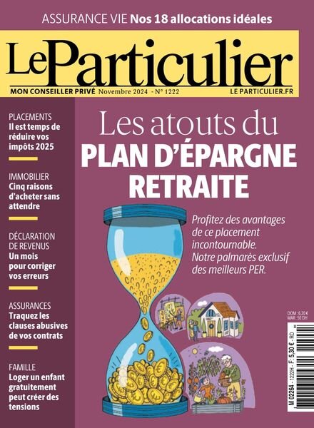 Le Particulier – Novembre 2024 Cover