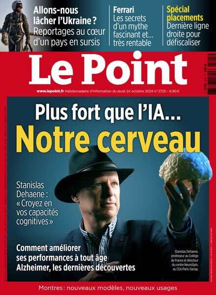 Le Point – 24 Octobre 2024 Cover