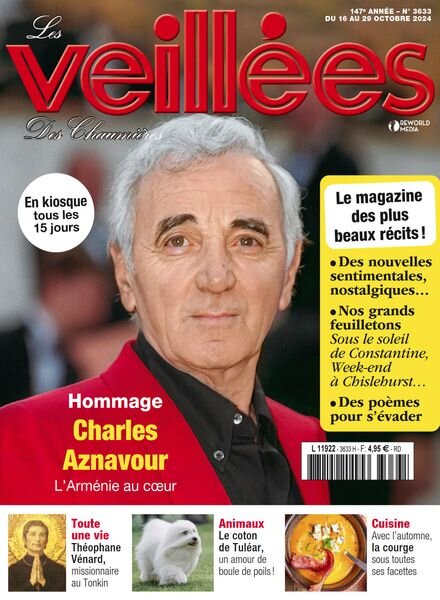 Les Veillees des chaumieres – 16 Octobre 2024 Cover