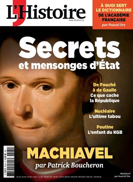 L’Histoire – Novembre 2024 Cover