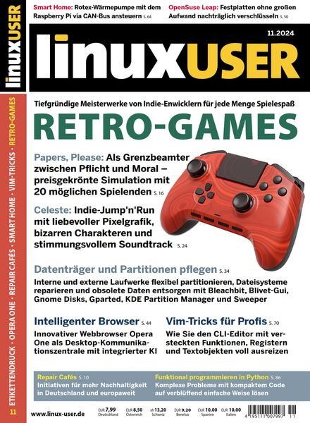 LinuxUser – November 2024 Cover