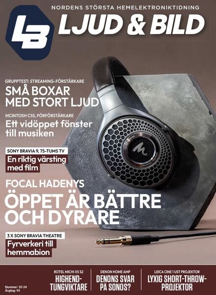 Ljud & Bild – 1 Oktober 2024 Cover