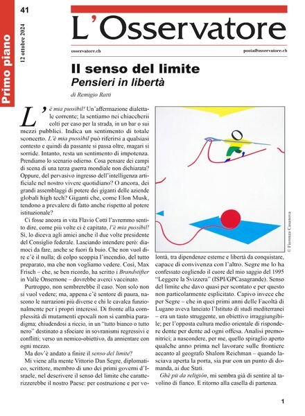 L’Osservatore – 12 Ottobre 2024 Cover
