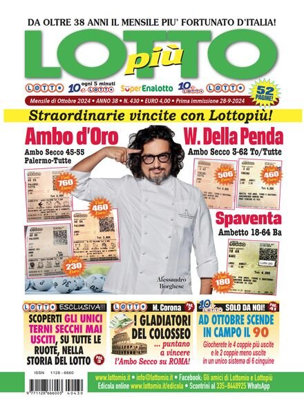 Lottopiu – Ottobre 2024 Cover