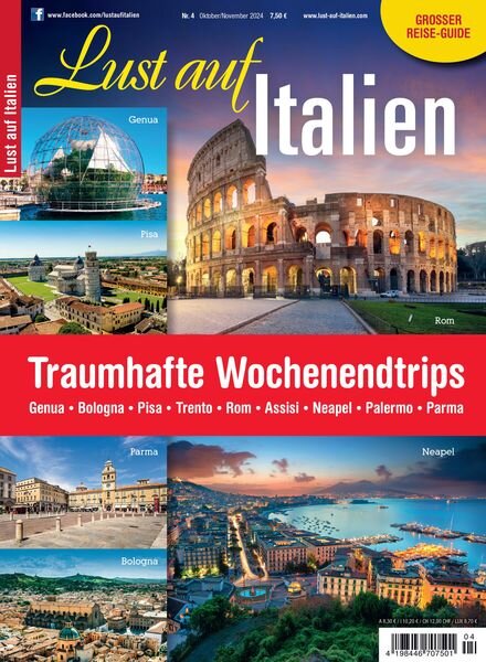 Lust auf Italien – Oktober-November 2024 Cover