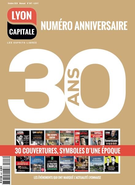 Lyon Capitale – Octobre 2024 Cover