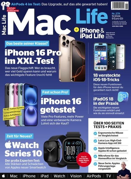 Mac Life Germany – November 2024 Cover