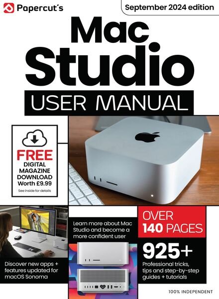 Mac Studio User Manual – September 2024 Cover