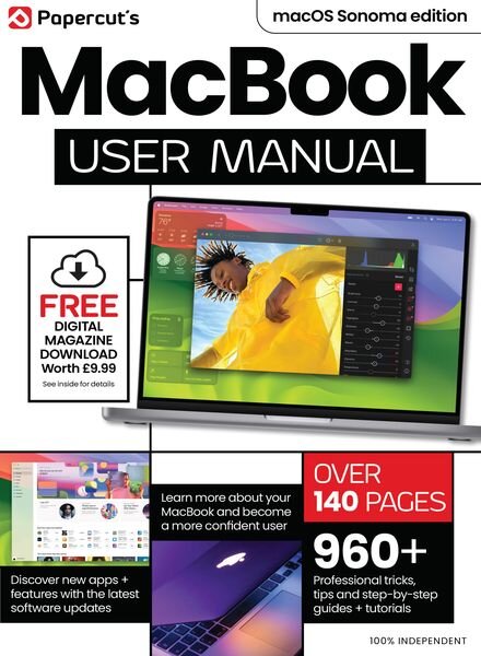 MacBook User Manual – September 2024 Cover