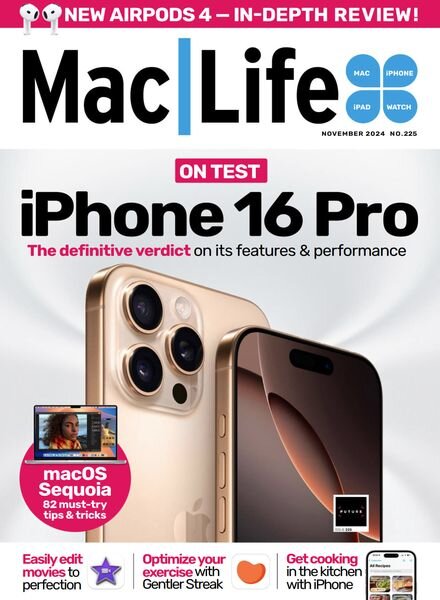 MacLife UK – November 2024 Cover