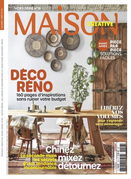 Maison Creative – Hors-Serie N 18 – Octobre-Novembre 2024 Cover