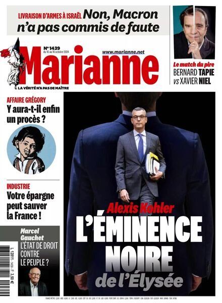 Marianne – 10 Octobre 2024 Cover
