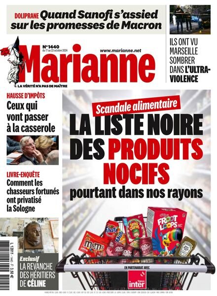 Marianne – 17 Octobre 2024 Cover