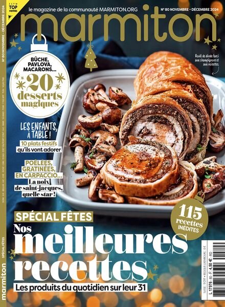 Marmiton – Novembre-Decembre 2024 Cover