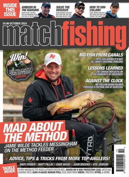 Match Fishing – October 2024 Cover
