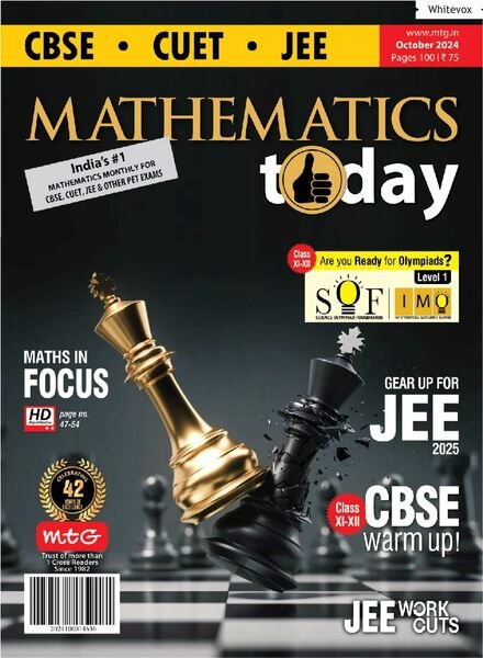 Mathematics Today – October 2024 Cover