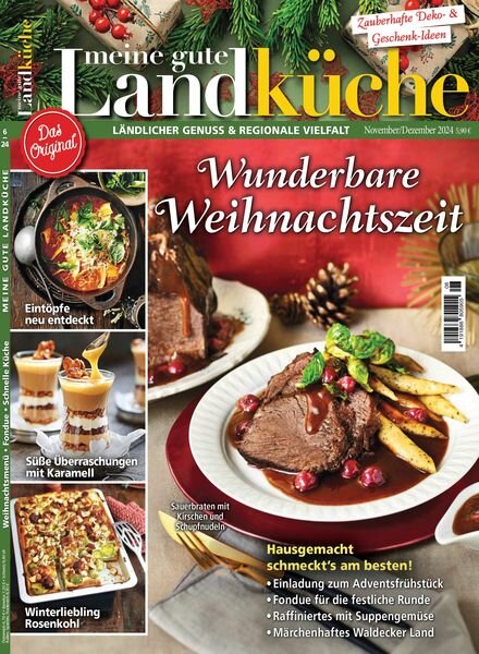 Meine gute Landkuche – November-Dezember 2024 Cover