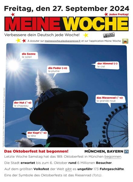 Meine Woche – 26 September 2024 Cover