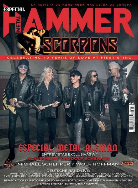 Metal Hammer Espana – Especial 6 Scorpions 2024 Cover