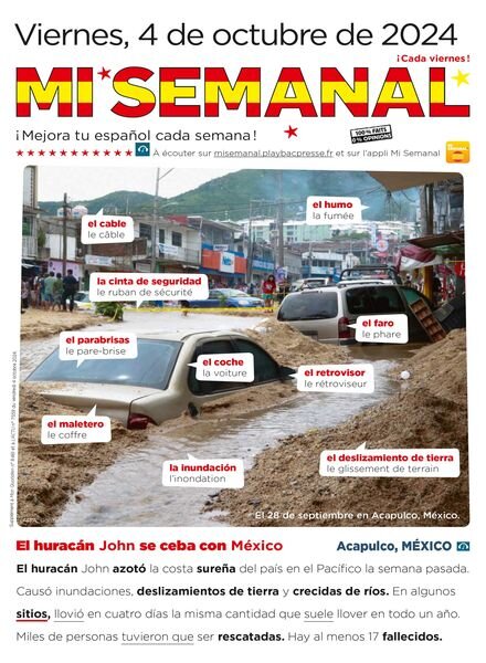 Mi Semanal – 4 Octubre 2024 Cover