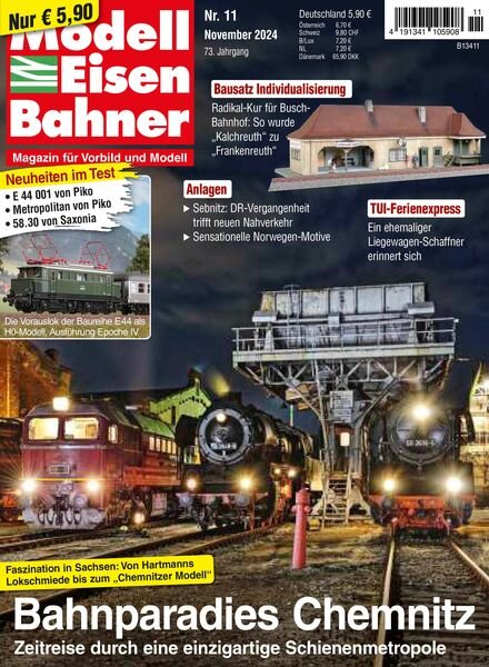 ModellEisenBahner – November 2024 Cover