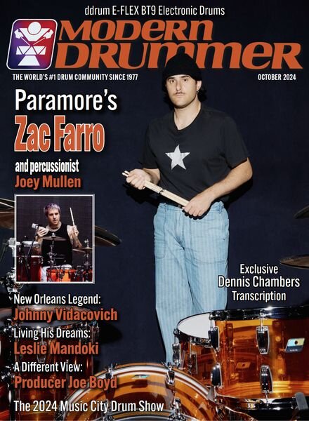 Modern Drummer Magazine – October 2024 Cover