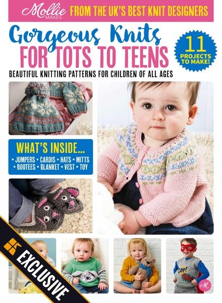 Mollie Makes Presents – Baby Knits 2024 Cover