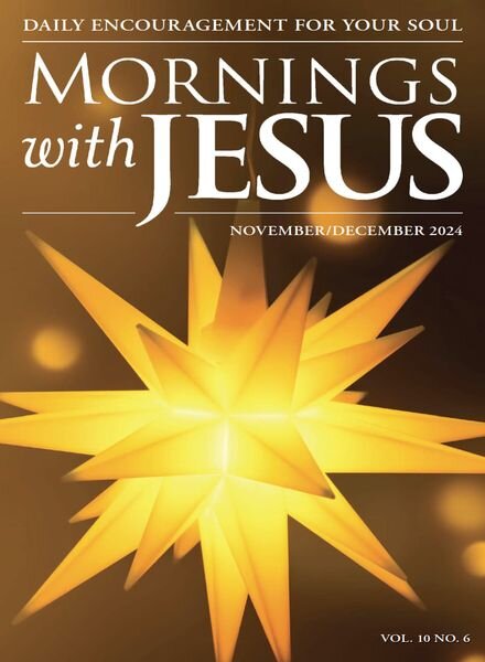 Mornings with Jesus – November-December 2024 Cover