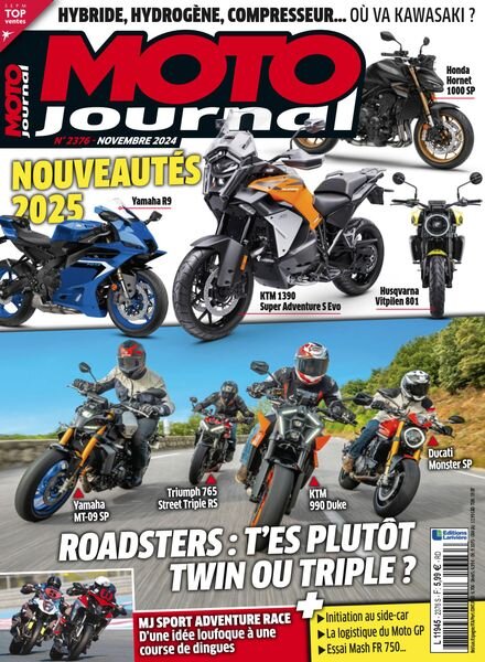 Moto Journal – Novembre 2024 Cover