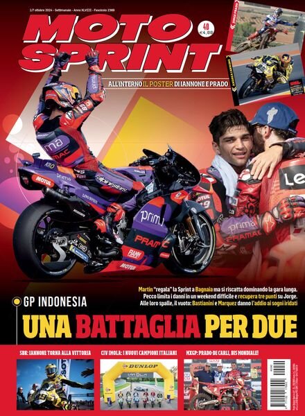 Moto Sprint – 1 Ottobre 2024 Cover