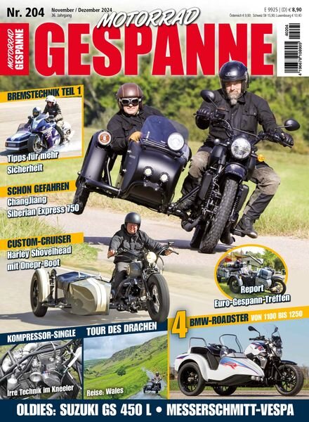 Motorrad Gespanne – November-Dezember 2024 Cover