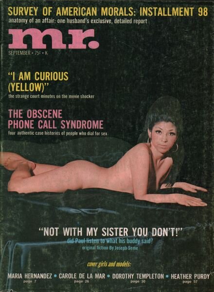 Mr – Vol 13 N 10 September 1969 Cover