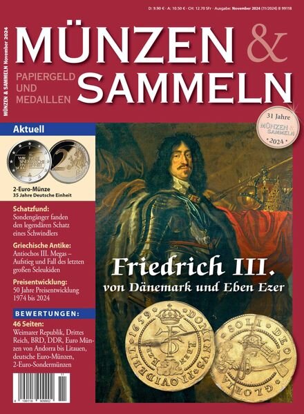 Munzen & Sammeln – November 2024 Cover