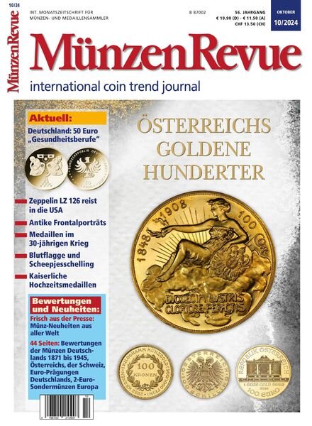 MunzenRevue – Oktober 2024 Cover