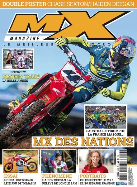 MX Magazine – Novembre-Decembre 2024 Cover