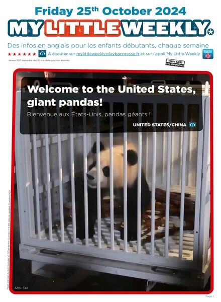 My Little Weekly – 25 Octobre 2024 Cover
