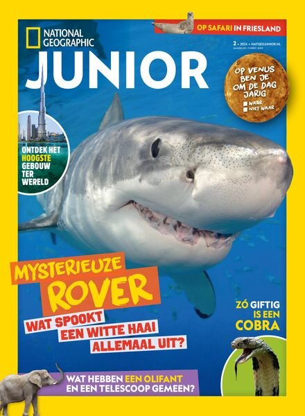National Geographic Junior Nederland – Oktober 2024 Cover