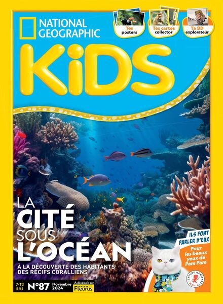 National Geographic Kids France – Novembre 2024 Cover