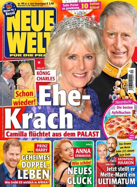 Neue Welt – 25 September 2024 Cover