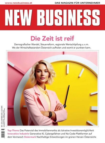 New Business Austria – Oktober 2024 Cover